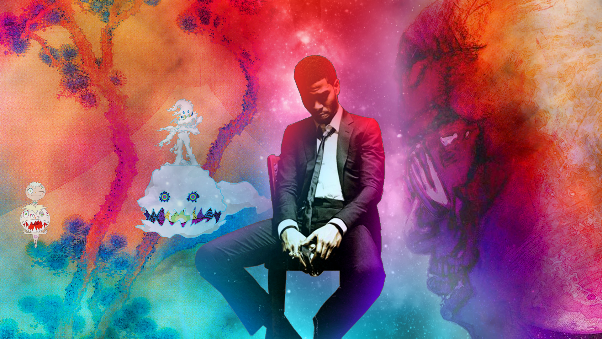 Kid Cudi wallpaper I whipped up in Photohop