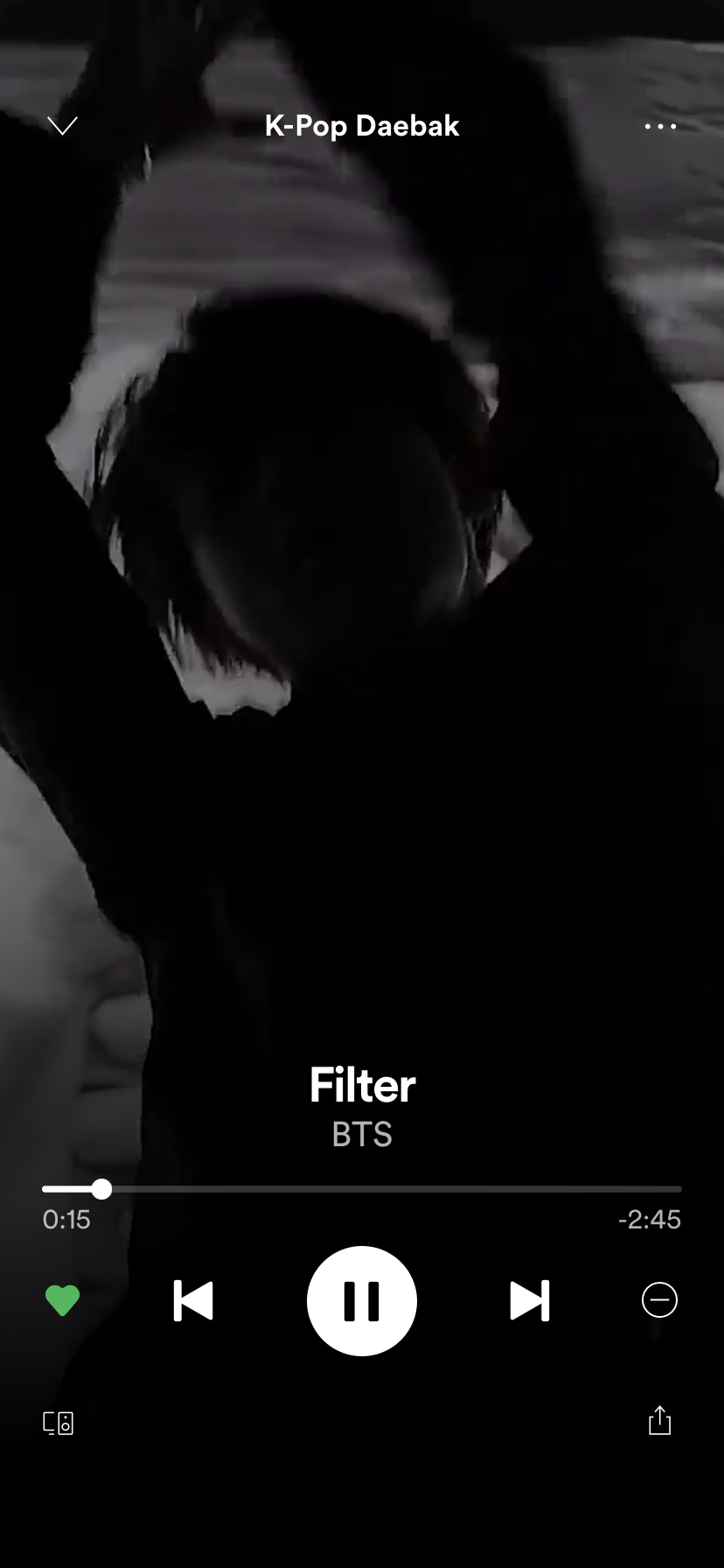 filter (jimin) di 2020. Musik, Kutipan musik, Kutipan