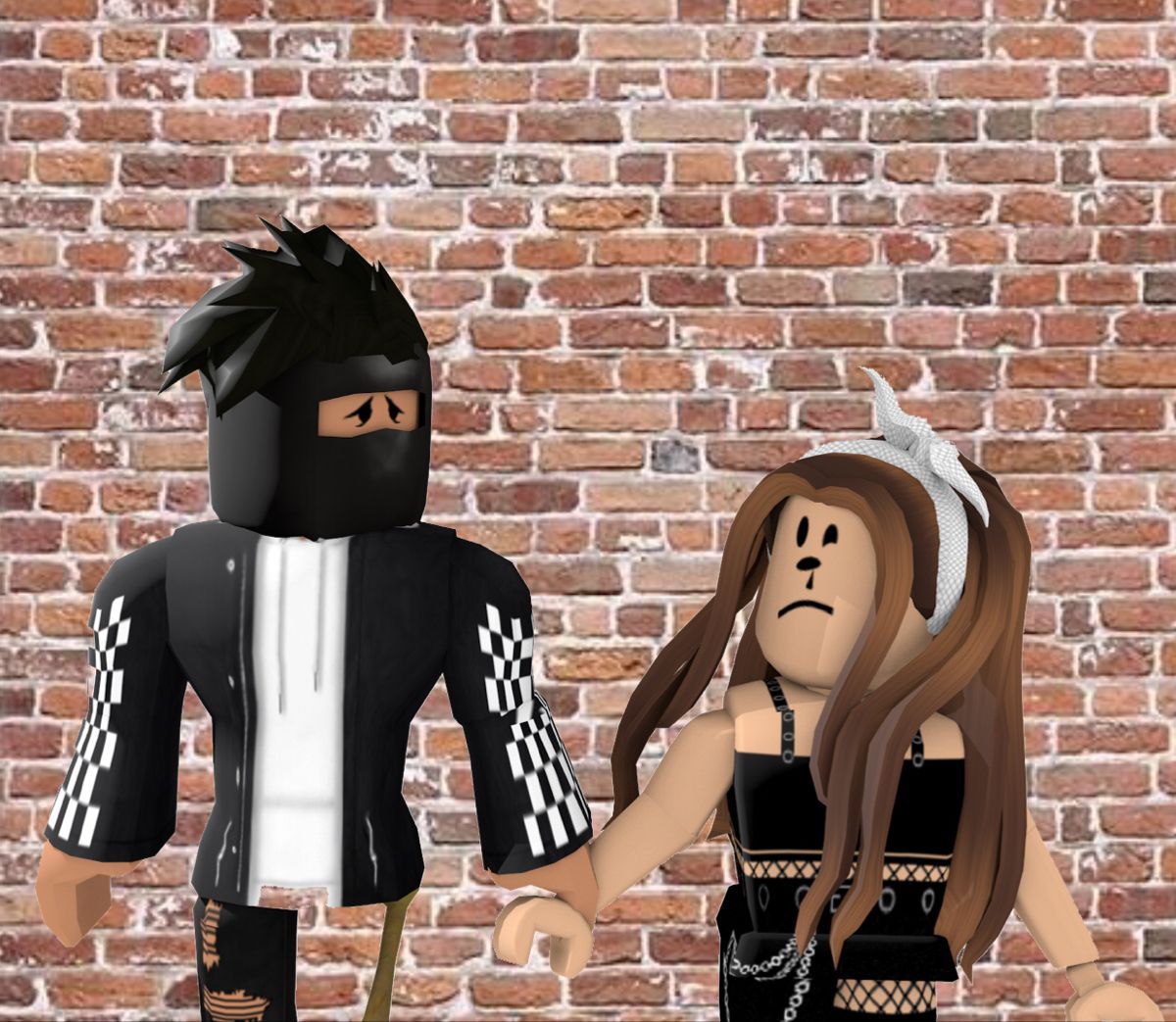 For C1ouldyTearzz and SilverWolfDagger. Cute couple picture, Roblox picture, Couple outfits