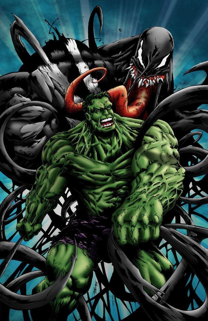 Venom vs Hulk Wallpaper Free Venom vs Hulk Background