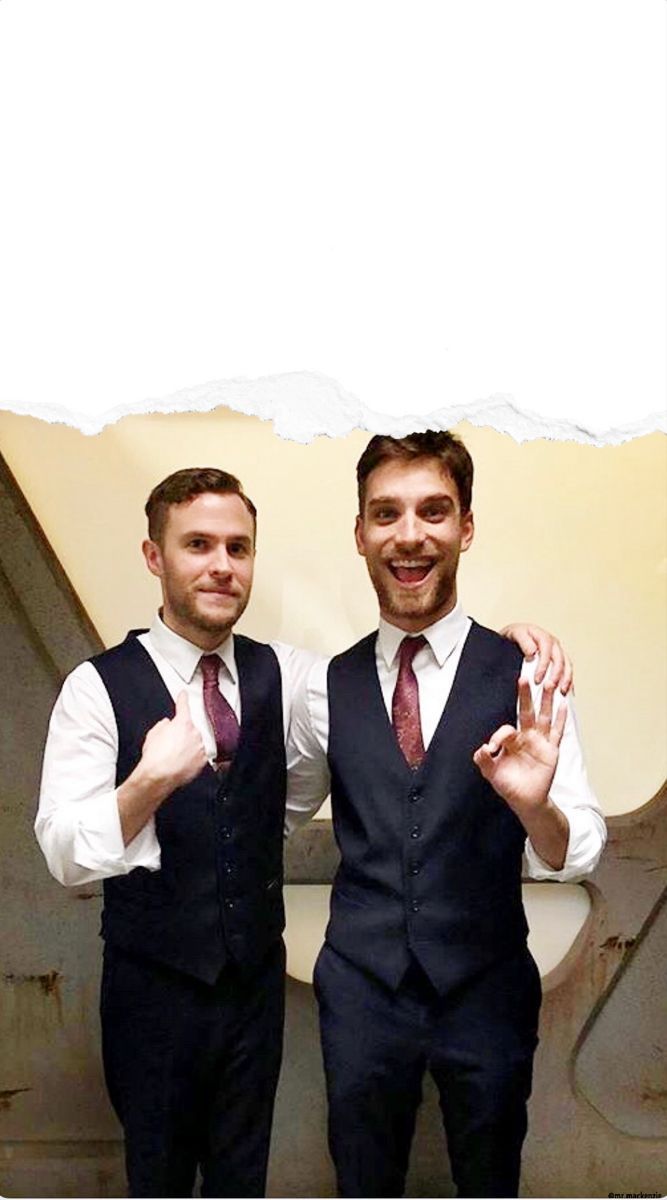 Deke & Fitz. Wallpaper HD. Iain de caestecker, Disney plus, Bts behind the scene