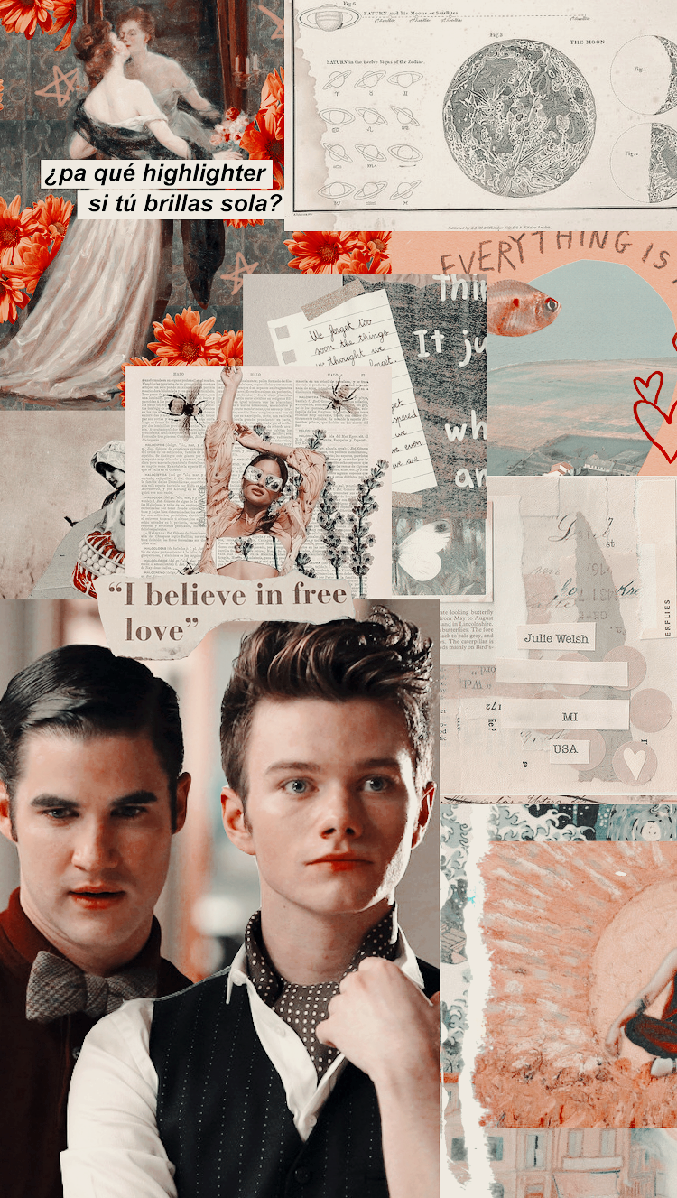 Klaine lockscreen wallpaper Glee. Glee, Klaine, Glee cast