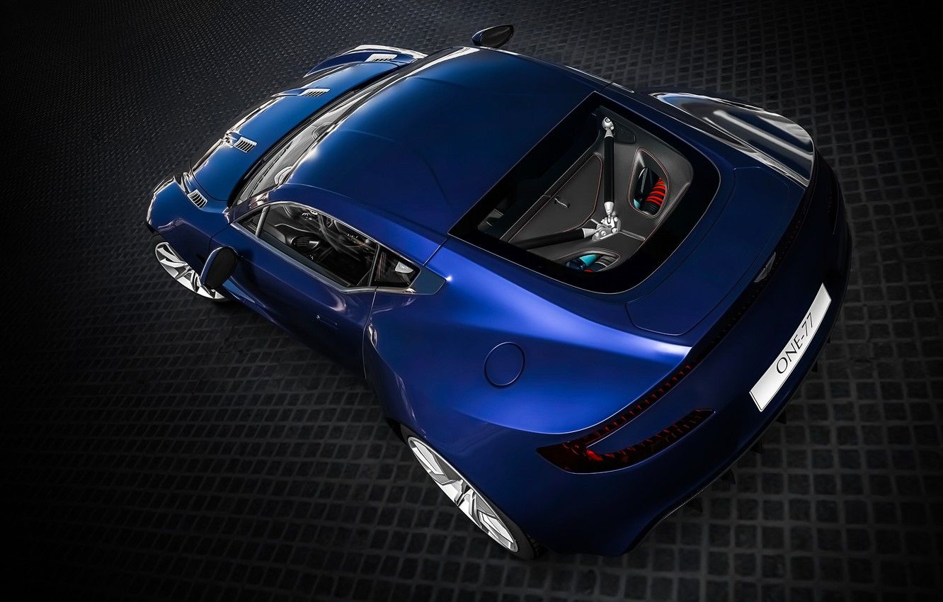 Wallpaper Blue, Aston, Martin, One- Gran Turismo - for desktop, section игры