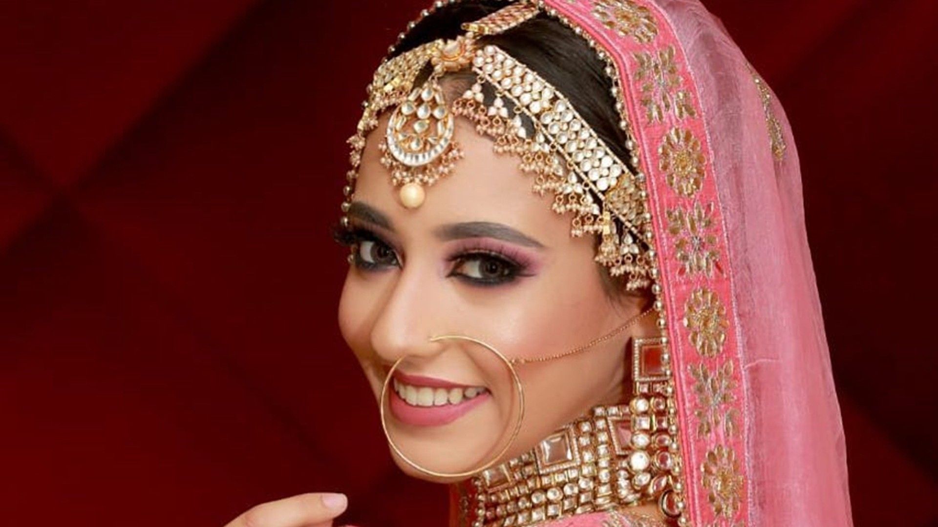 Punjabi Wedding Bride Girl Nikeet Dhillon Wallpaper 43360