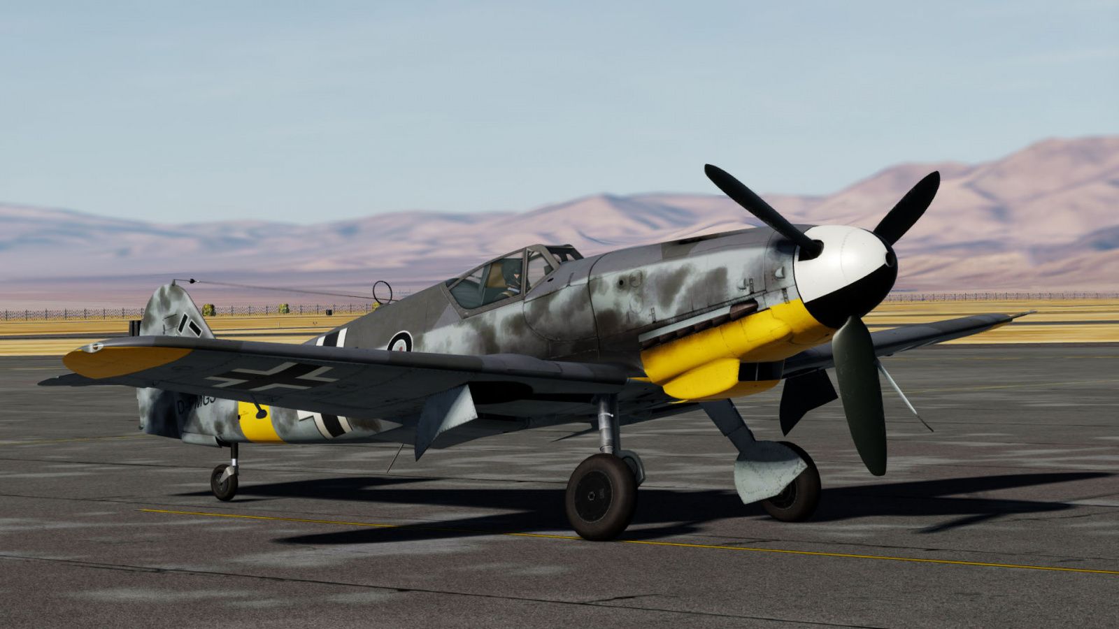 BF 109 G 6 Schwarze Hangar 10 Collection