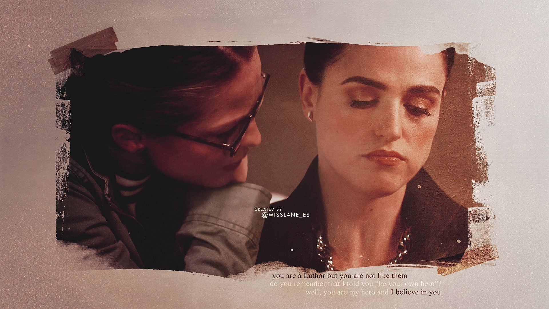 Misslane believe in you #Supercorp desktop wallpaper style. Hope you like it guys! #KatieMcGrath