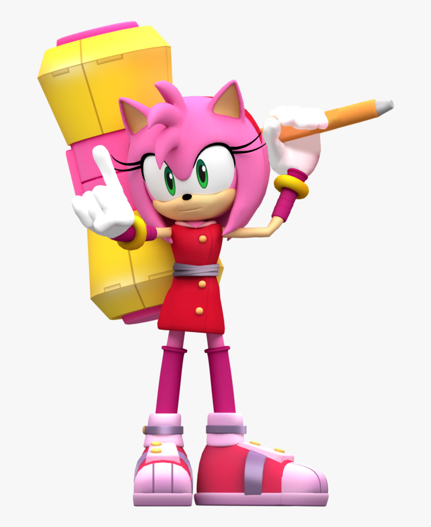 Sonic O Ouriço Wallpaper Entitled Amy Rose The Hedgehog Rose Sonic Boom, HD Png Download