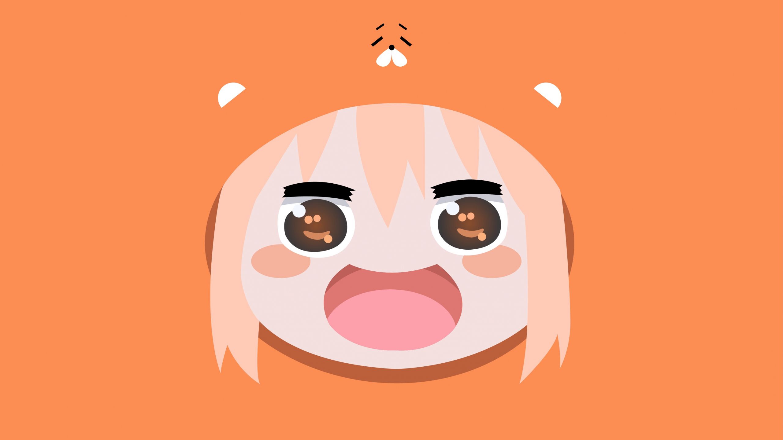 Desktop Wallpaper Minimal, Screem, Umaru Doma, Himouto! Umaru Chan, HD Image, Picture, Background, C11029