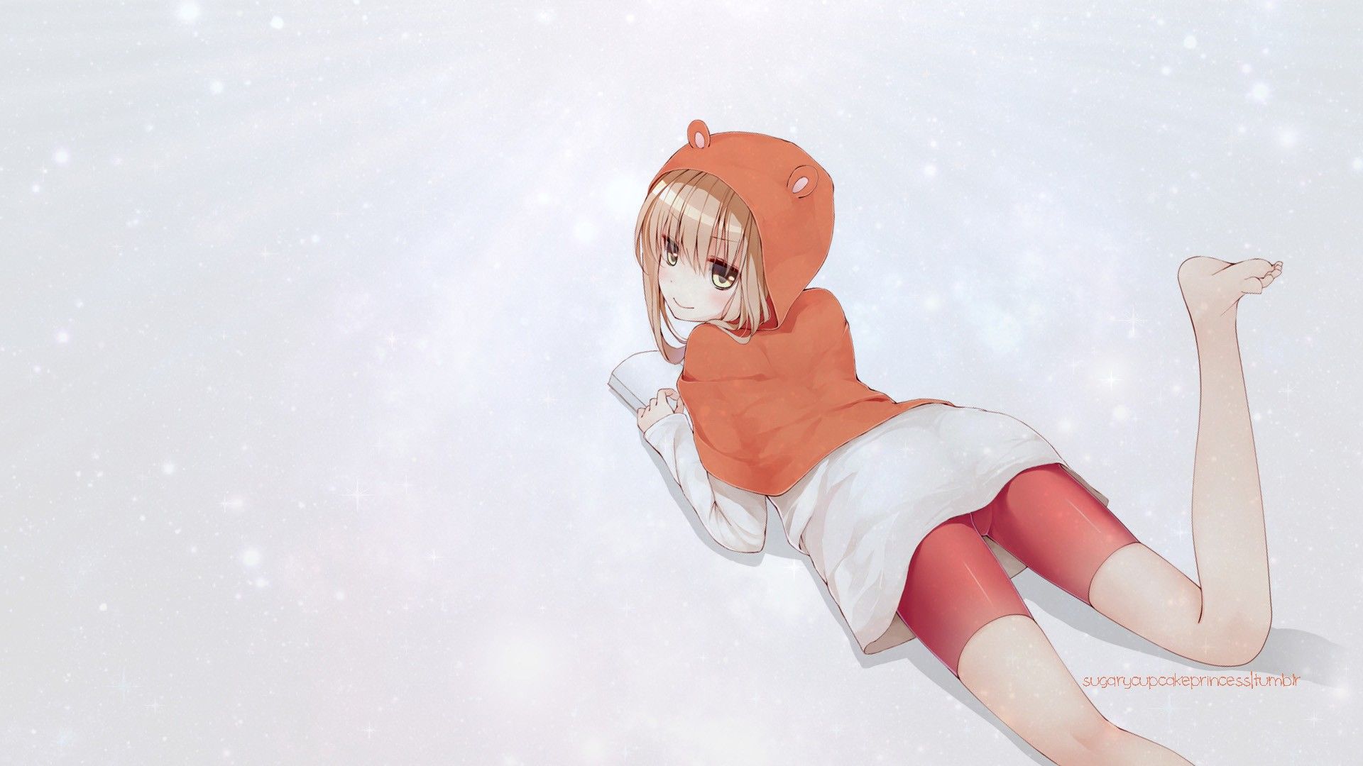 Himouto Umaru Chan Anime Girls Simple Background Doma Umaru Wallpaper:1920x1080
