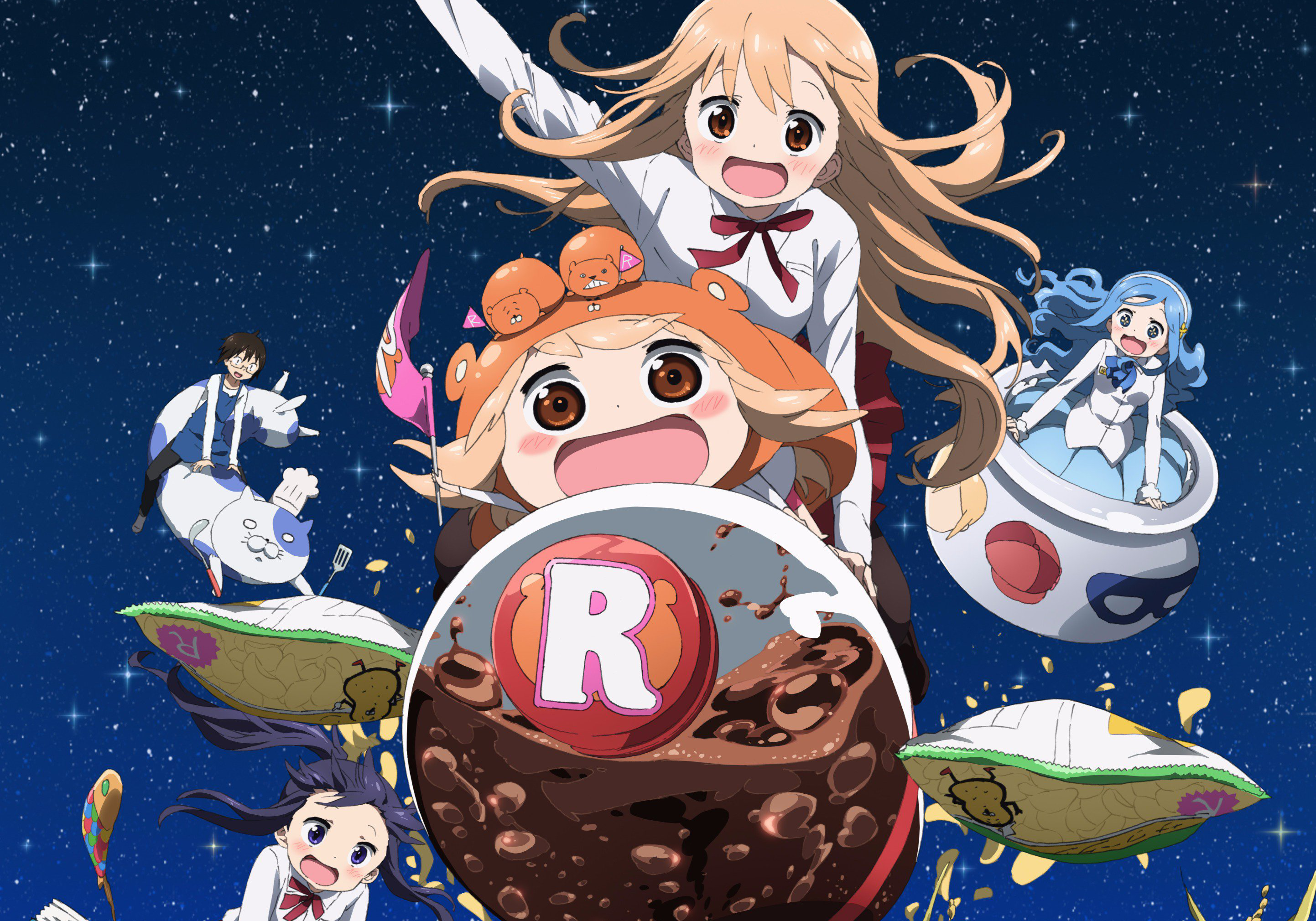 Himouto Umaru Chan Kirie Motoba Sylphynford Tachibana Taihei Doma Umaru Doma Wallpaper:2885x2020
