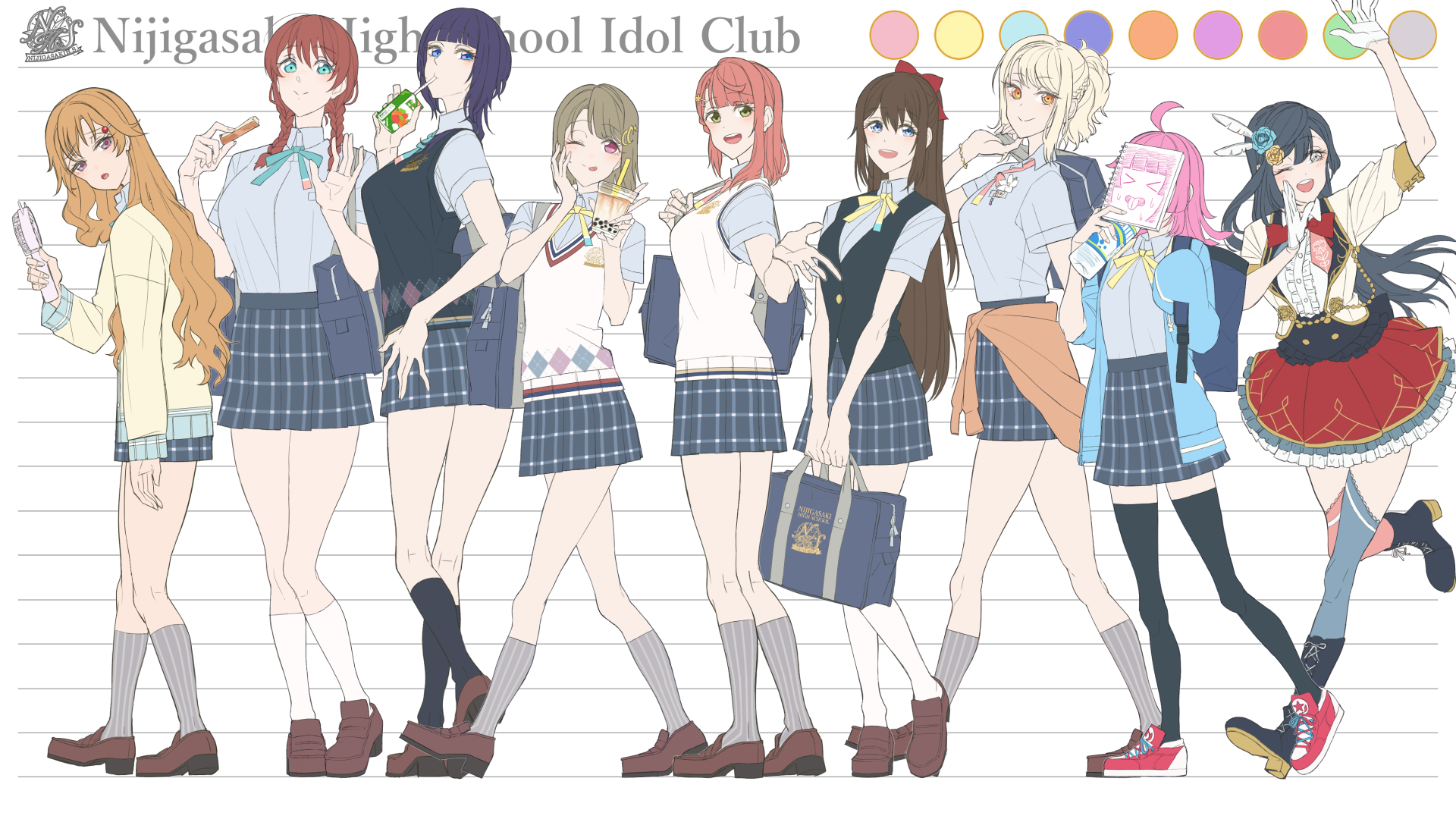 Хай вайфу. Аниме Nijigasaki High School Idol Club. Love Live Nijigasaki High School Idol Club. Love Live! Nijigasaki High School Idol Clu. Love Live Nijigasaki персонажи.
