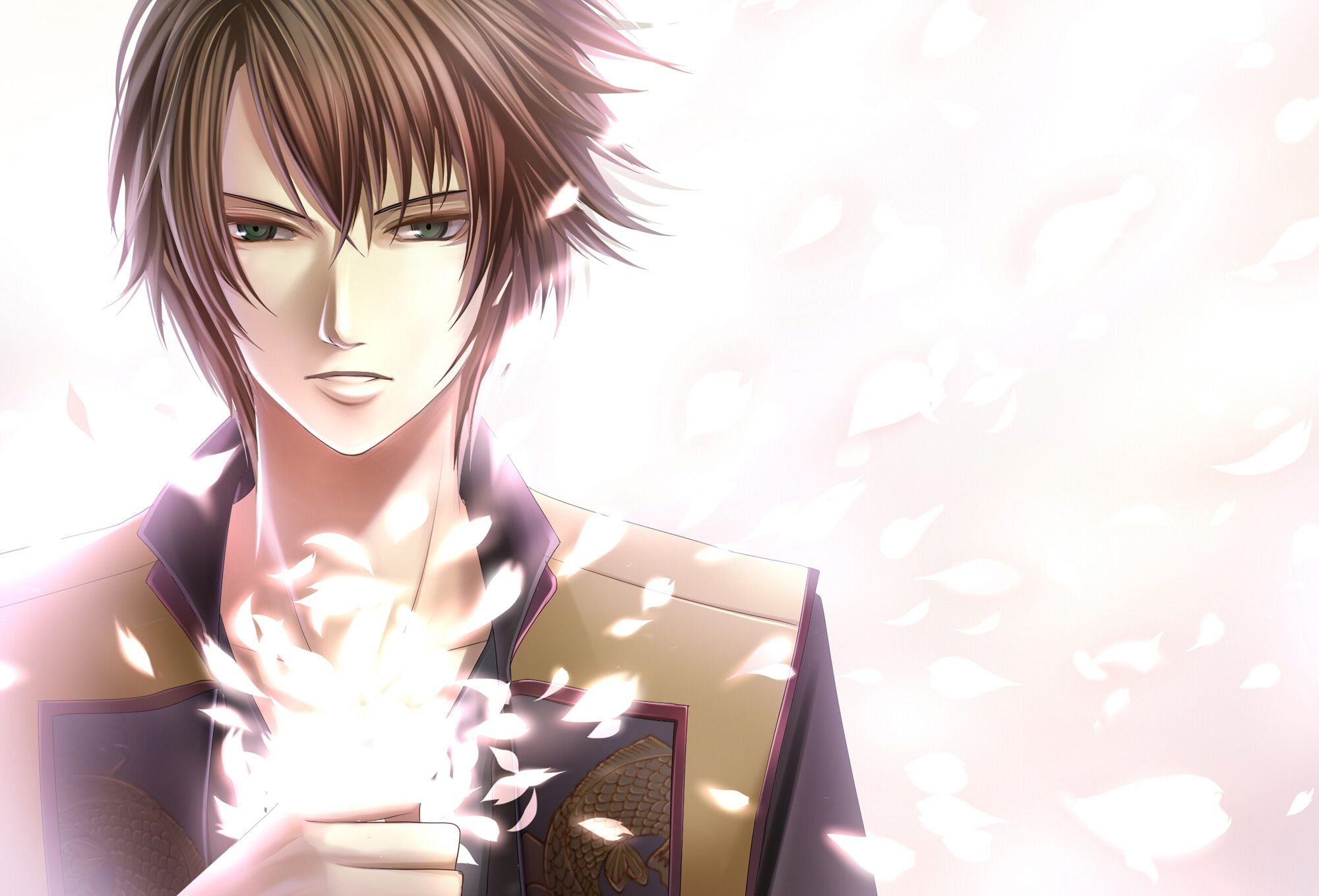 Brown Hair Anime Boy Wallpapers - Wallpaper Cave
