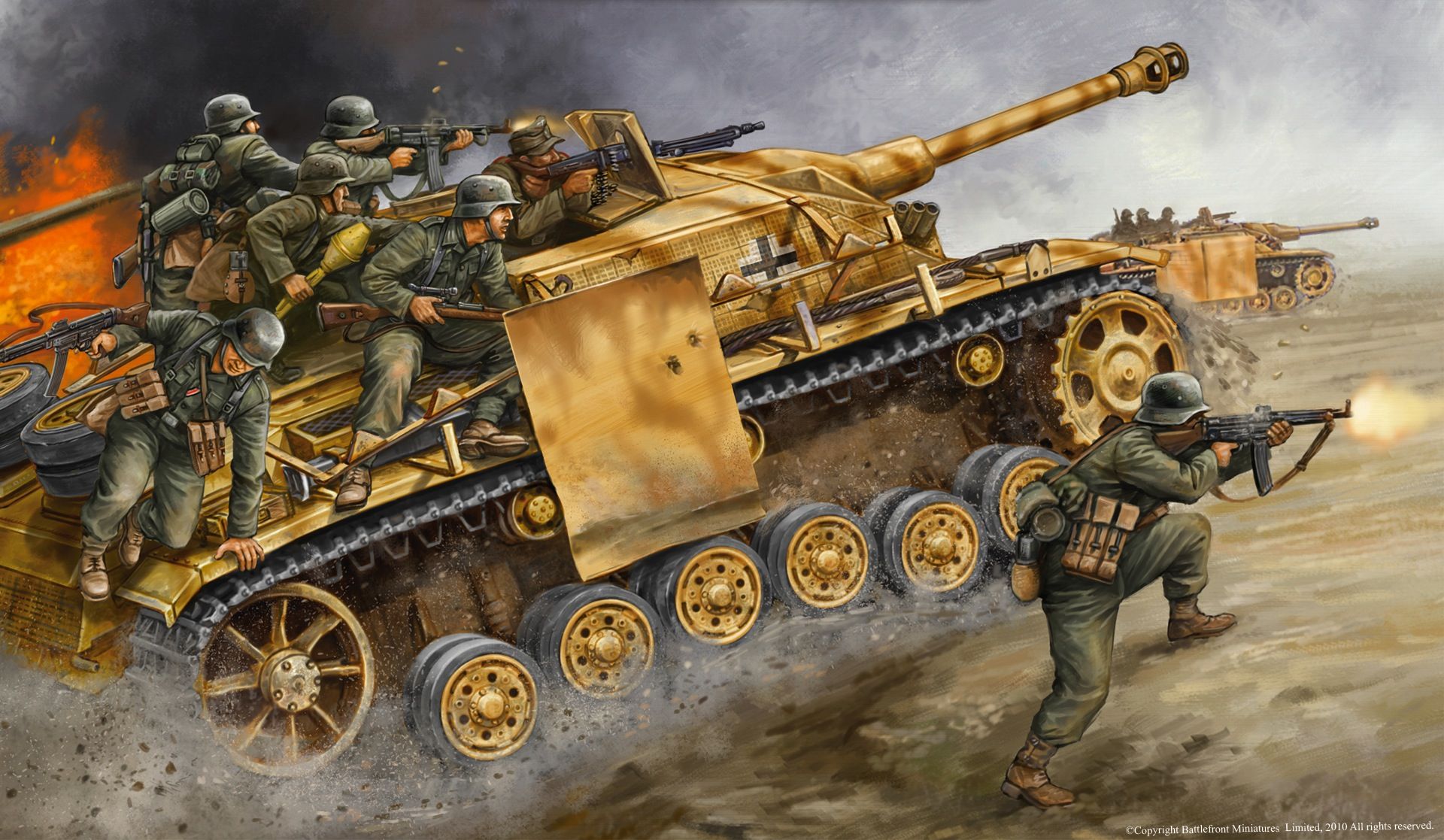 Wallpaper German Tank Paintings Wallpaper & Background Download