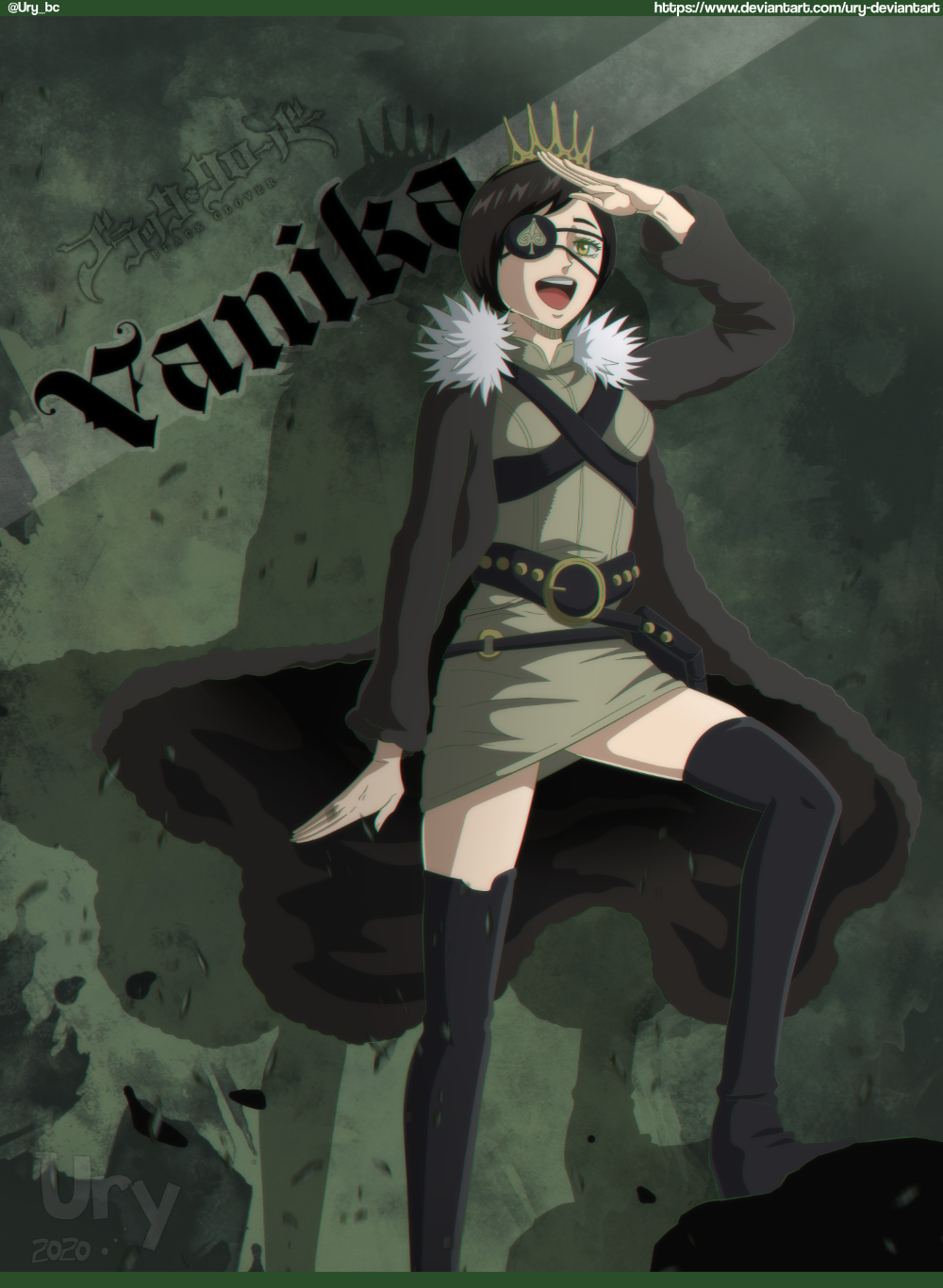 Vanica Zogratis Clover. Black clover anime, Black anime characters, Black clover manga