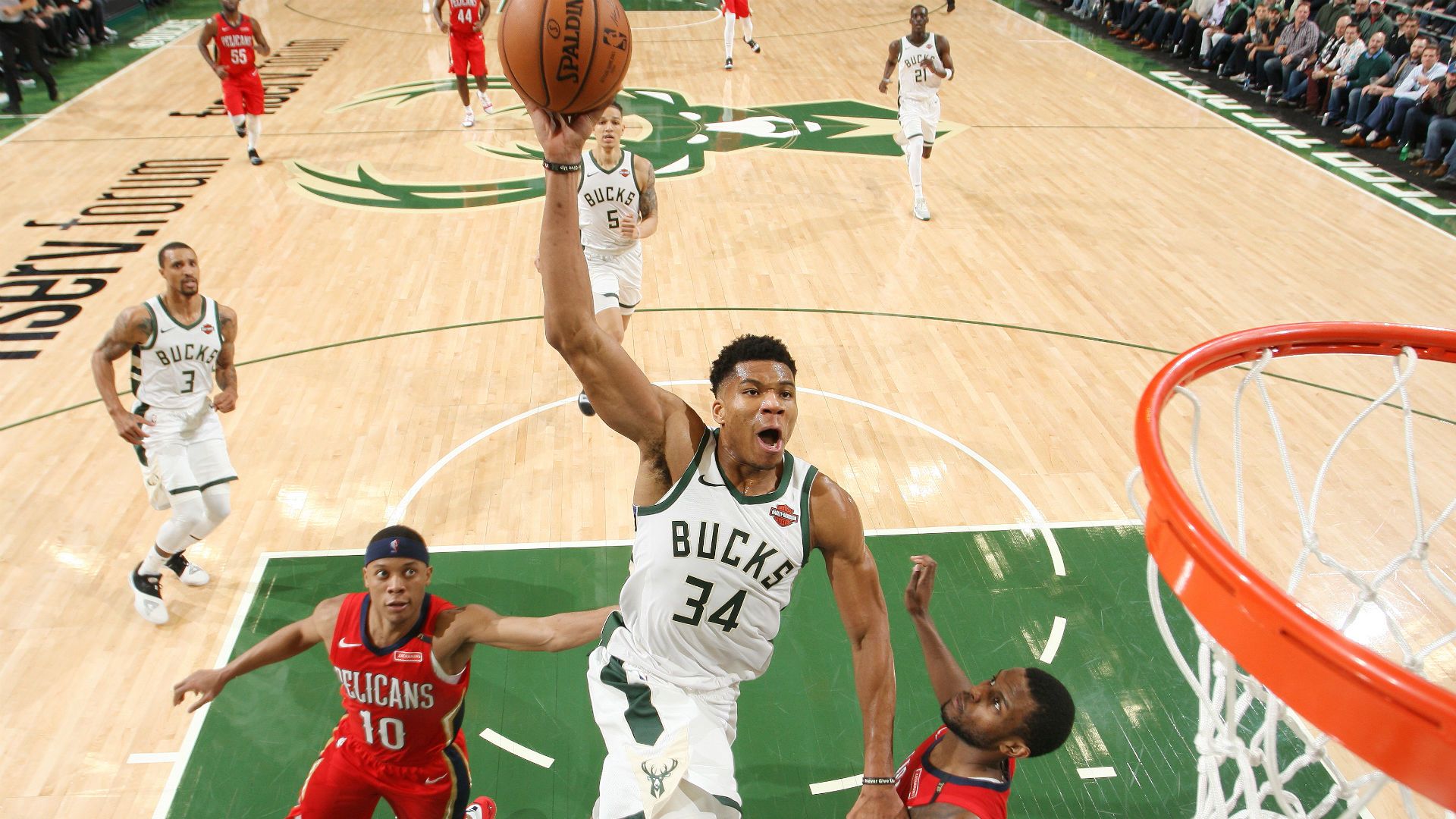 Giannis Antetokounmpo Is Dunking On Teams Like A Modern Day Shaquille O'Neal. NBA.com Canada. The Official Site Of
