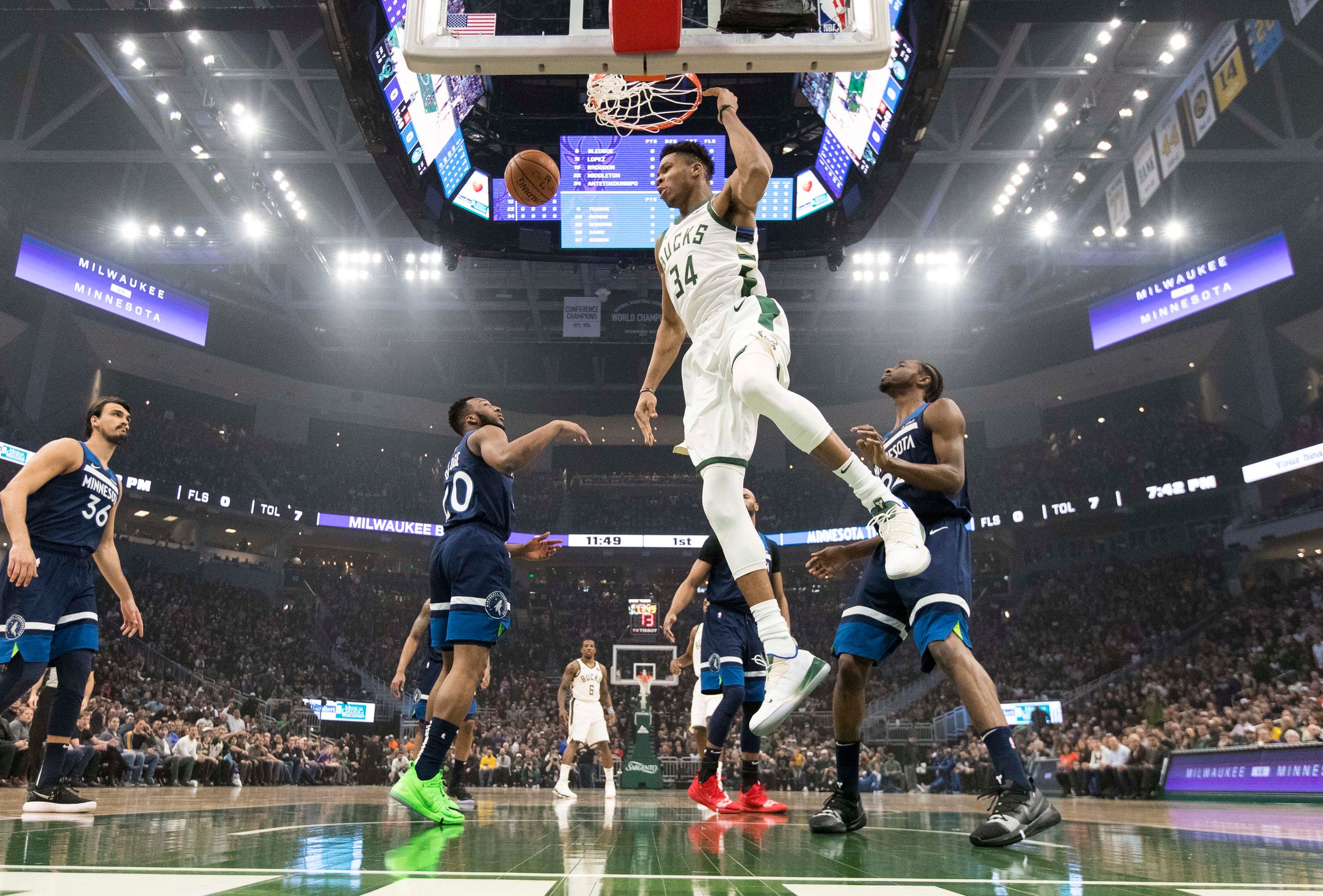 The Giannis Antetokounmpo Dunk Awards Part One  Brew Hoop