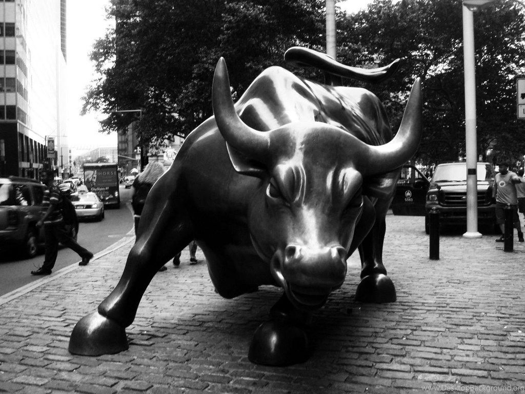 Top Charging Bull Wallpaper Image For Desktop Background