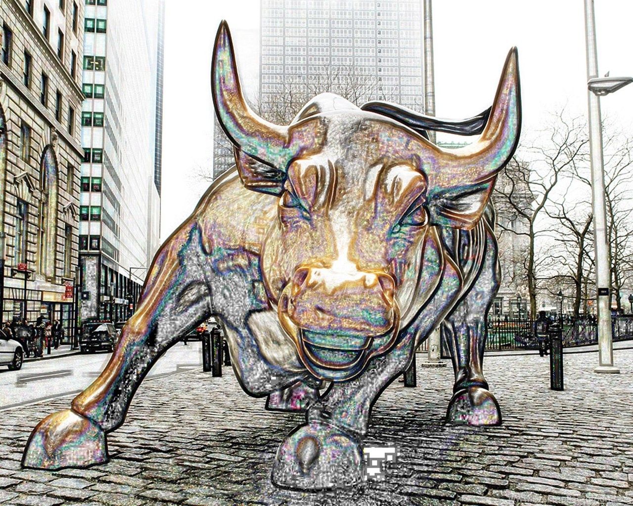 Charging Bull (Wall Street Bull) HD Wallpaper « Beach & Travels. Desktop Background