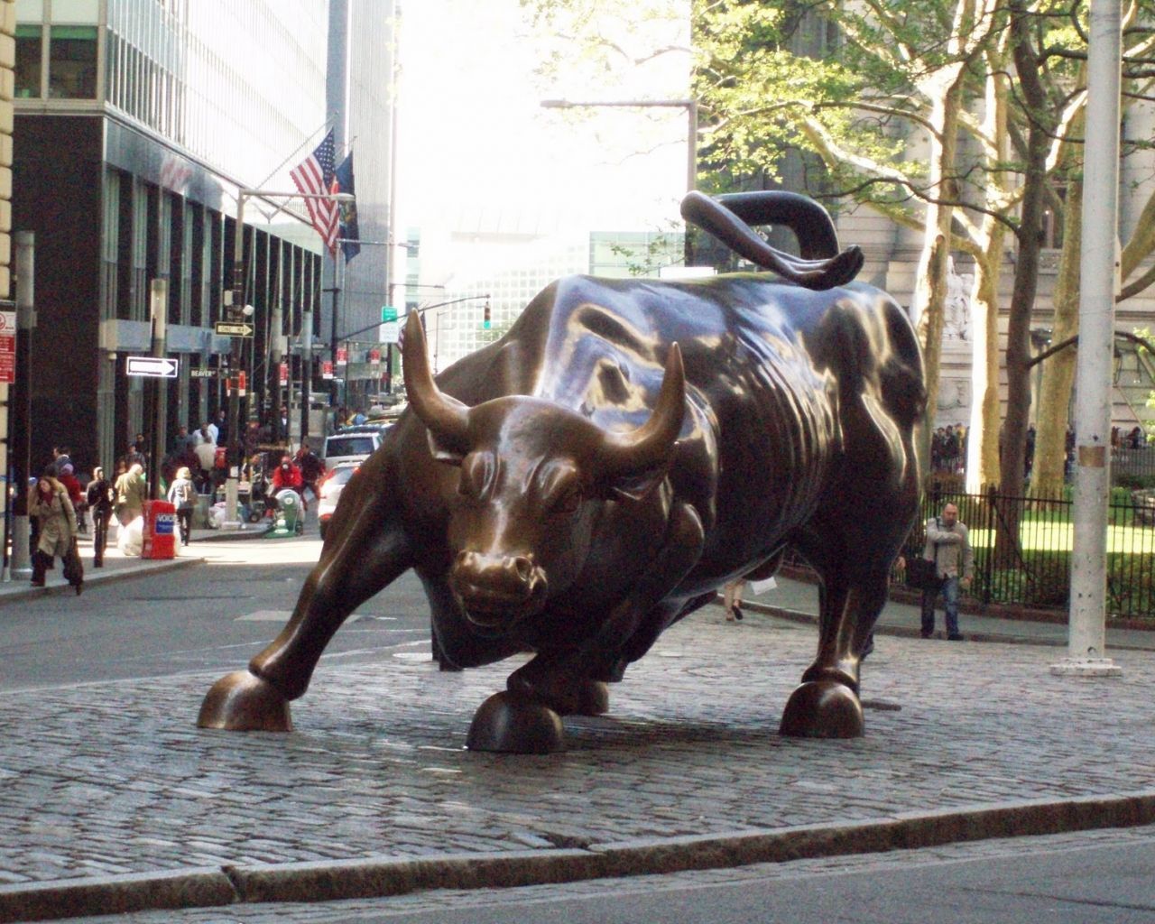 Wall Street Bull Wallpaper Free Wall Street Bull Background