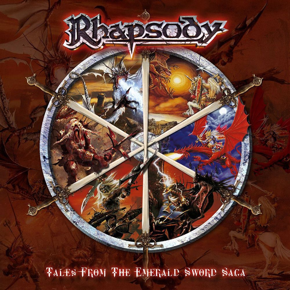 Rhapsody of Fire Tales From the Emerald Sword Saga album cover. Saga, Album covers, Cool things to buy