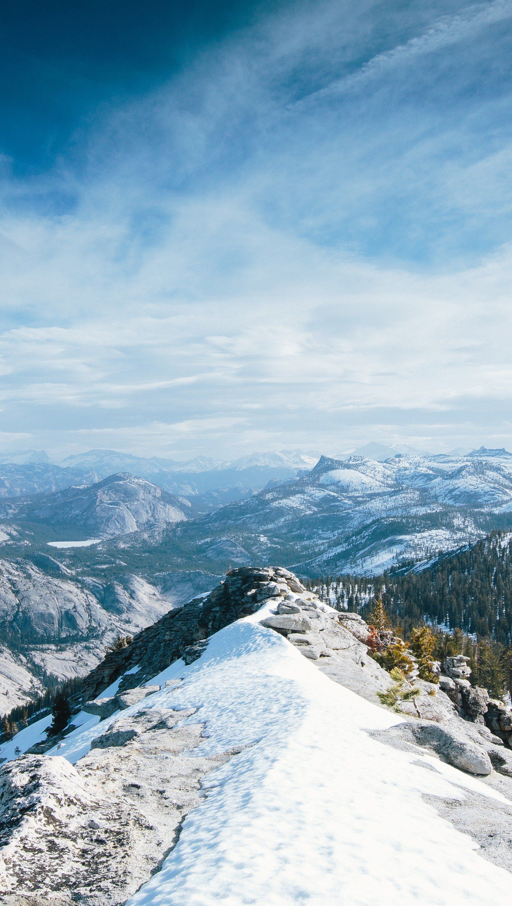 Yosemite during the winter Wallpaper 5k Ultra HD