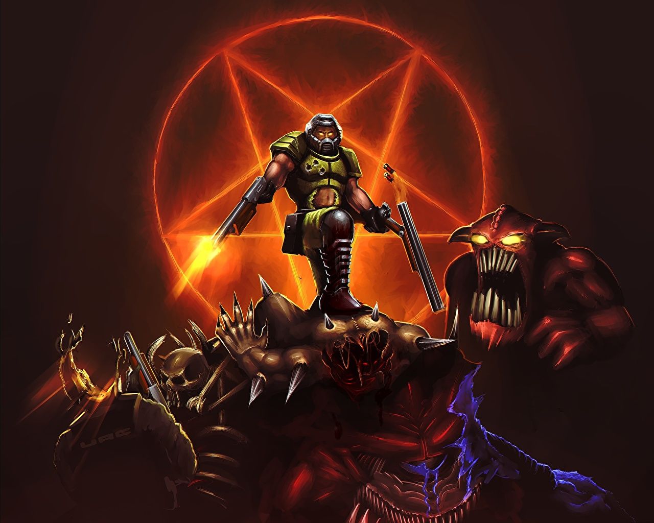 Picture Doom Monsters warrior Games