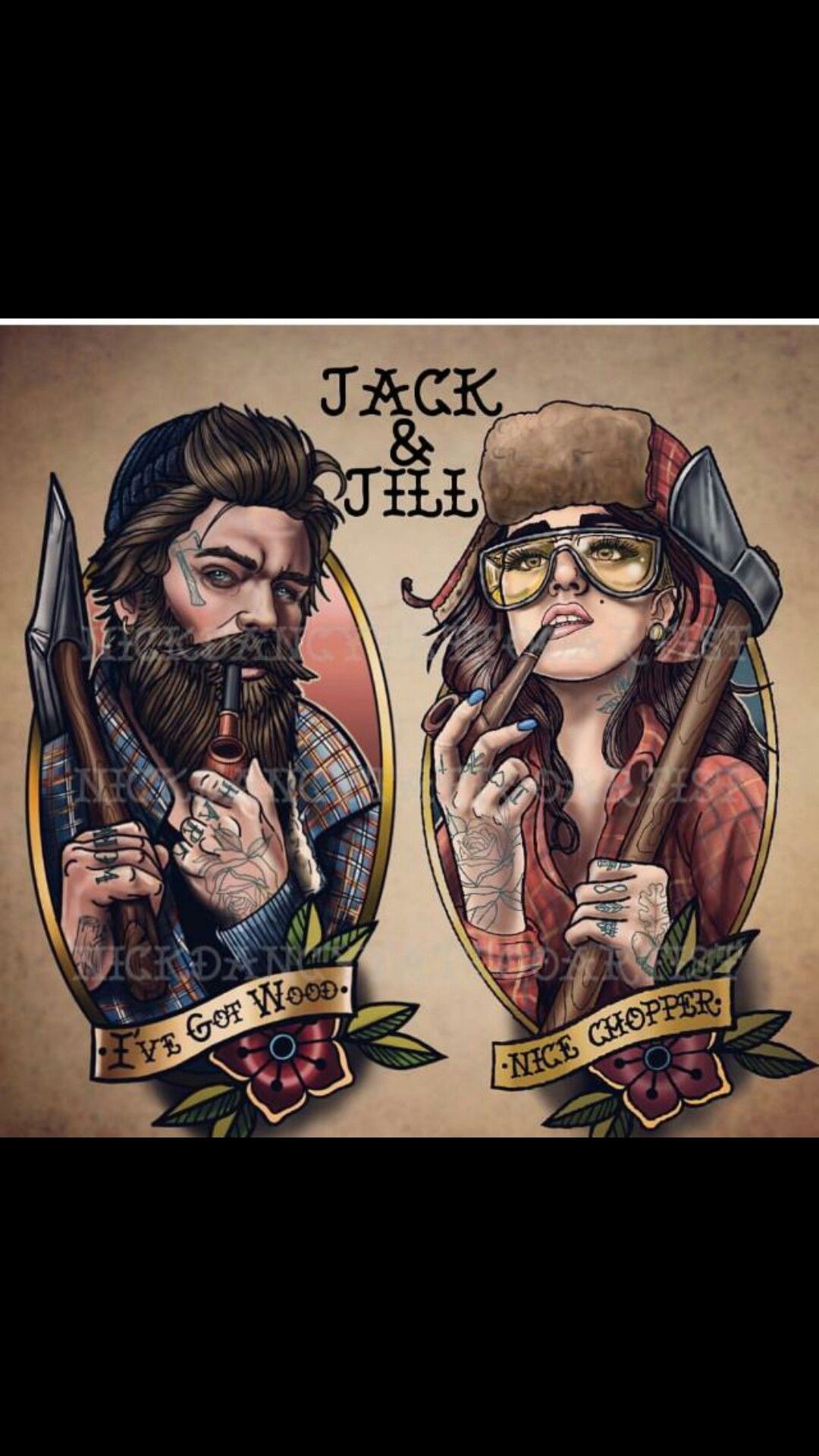 Jack en Jill. Cool wallpaper, Cool stuff, Wallpaper