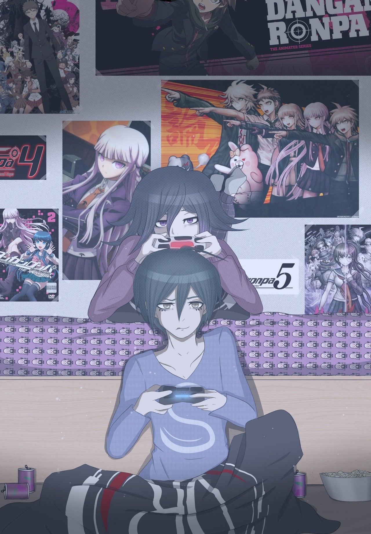 Shuichi x Kokichi. Danganronpa, Anime, Danganronpa characters