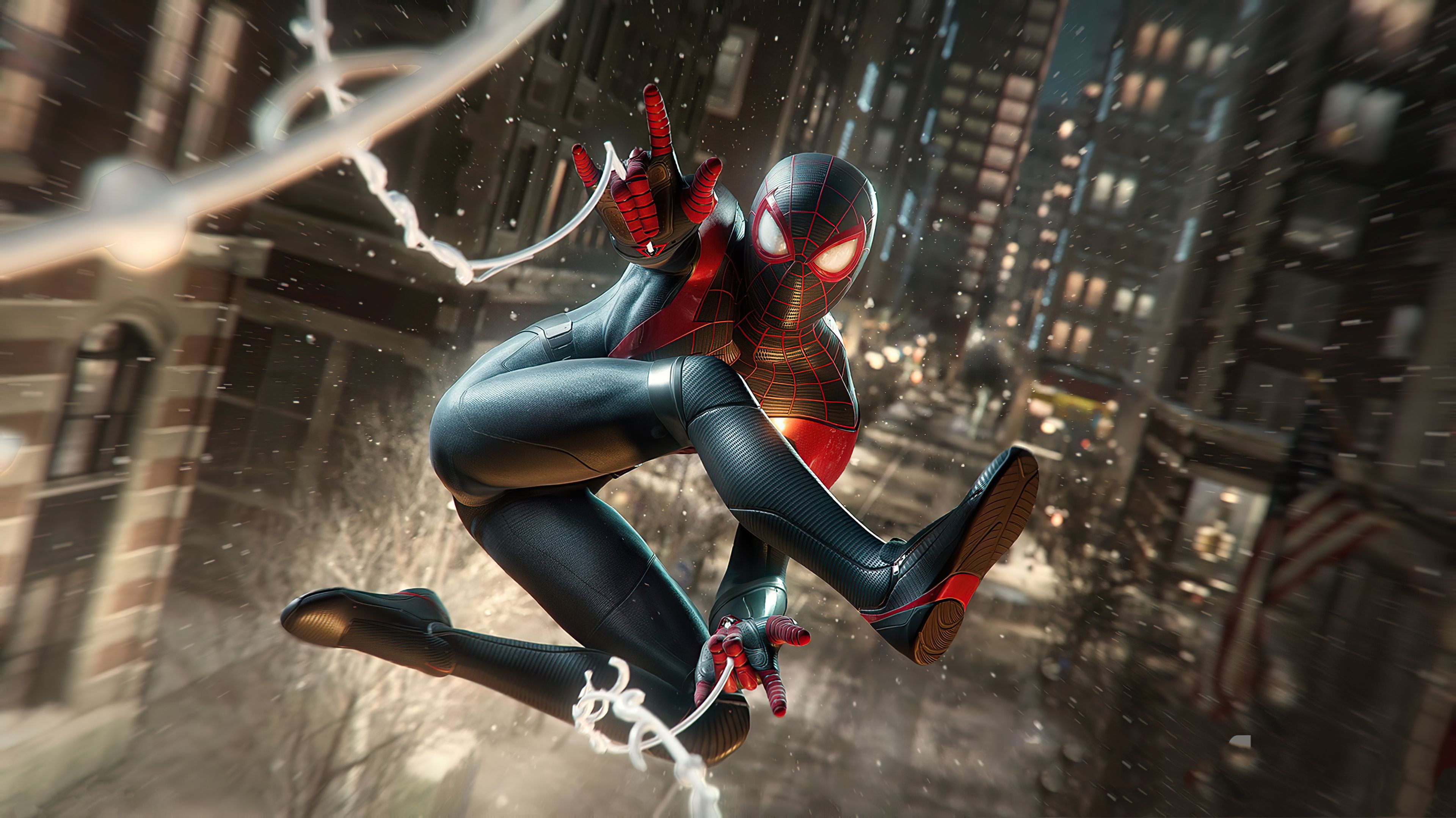 Marvel's Spider Man: Miles Morales 4K Wallpaper, PlayStation 2020 Games, Games