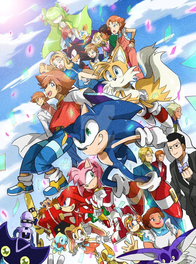 SONICX 14th anniversary!!. Sonic and shadow, Sonic, Sonic fan art