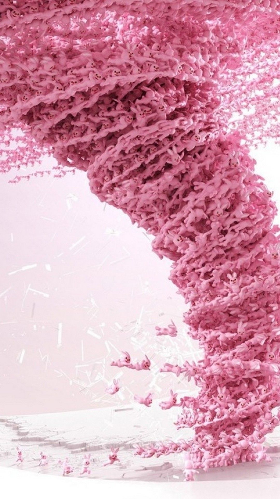 Pink Rabbits Wallpaper Android Android Wallpaper