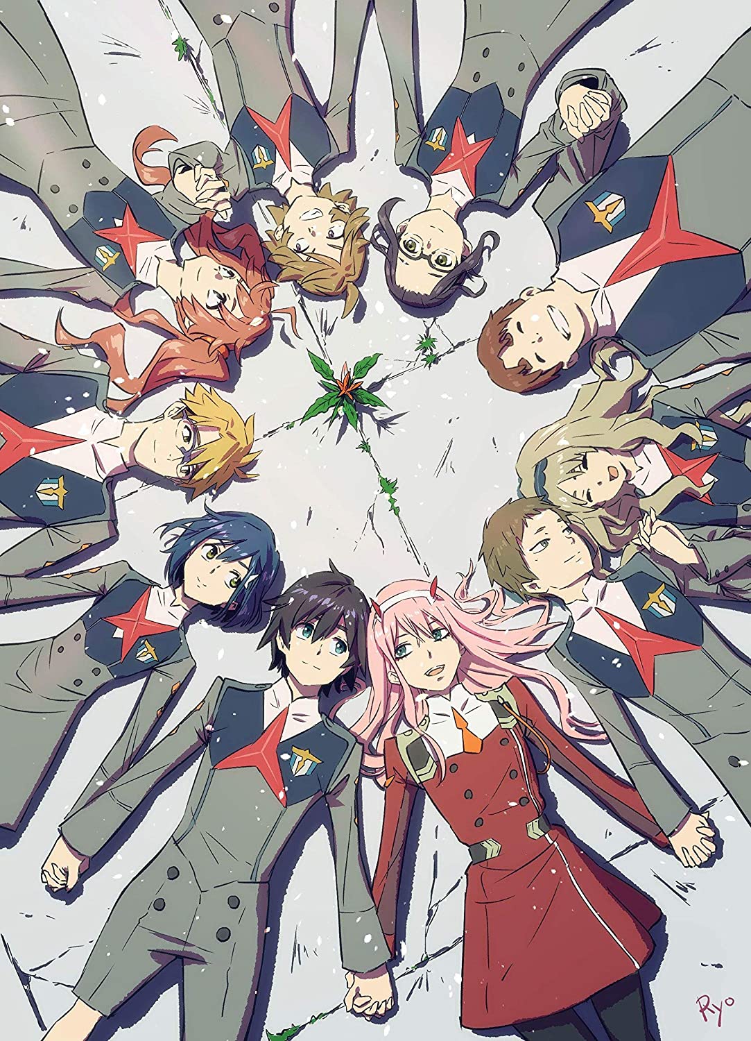 Anime Darling in the Franxx Poster Wall Print Wall Decor Wallpaper Darling in the Franxx Home Decor Gift for Her Gift for Him: Handmade