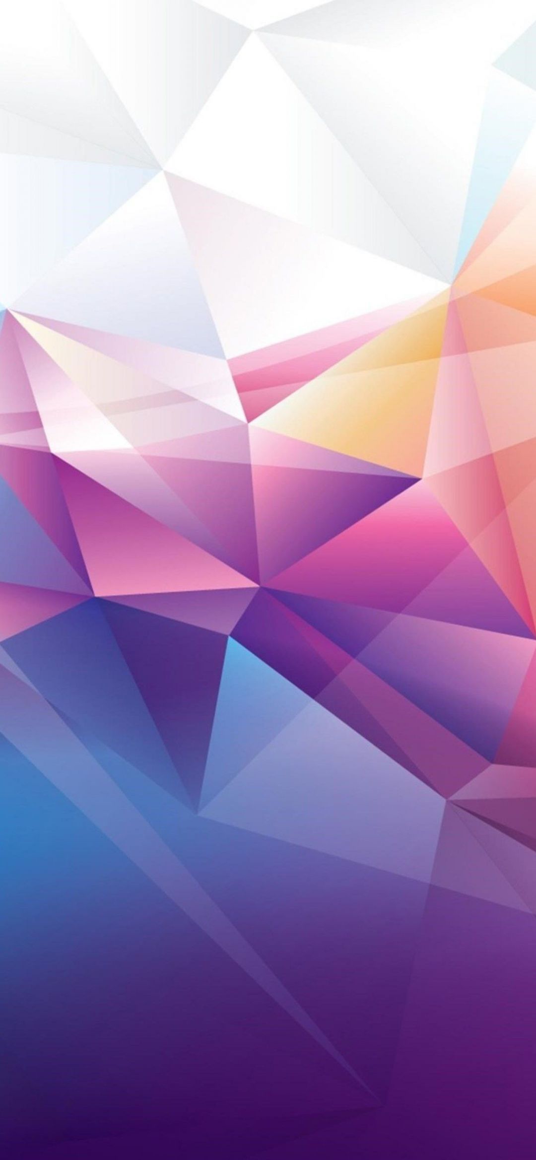 Colorful Polygon HD Wallpaper (Desktop Background / Android / iPhone) (1080p, 4k) (1242x2688) (2021)