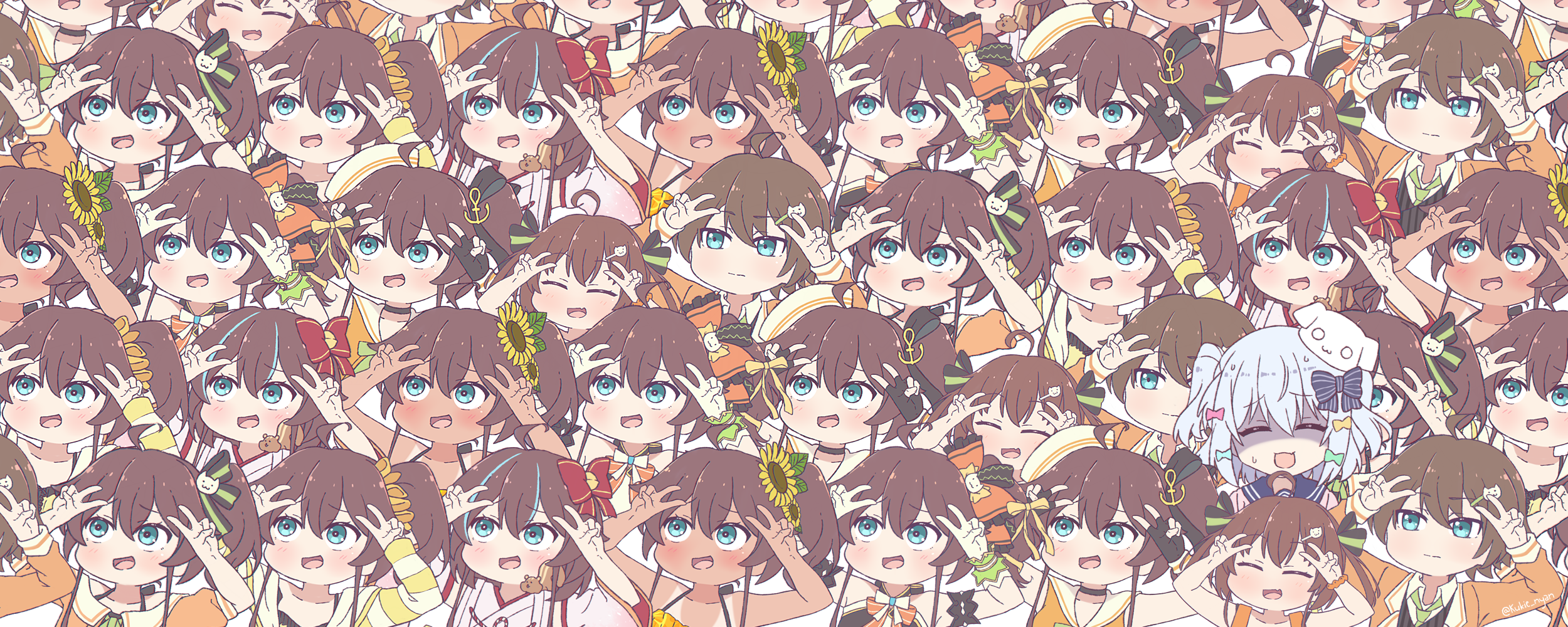 anime, anime girls, digital art, artwork, 2D, portrait, Natsuiro Matsuri, Virtual Youtuber, Hololivex1000 Wallpaper