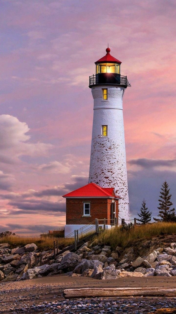 Michigan Lighthouse. Lighthouse picture, Lighthouse, Beautiful lighthouse