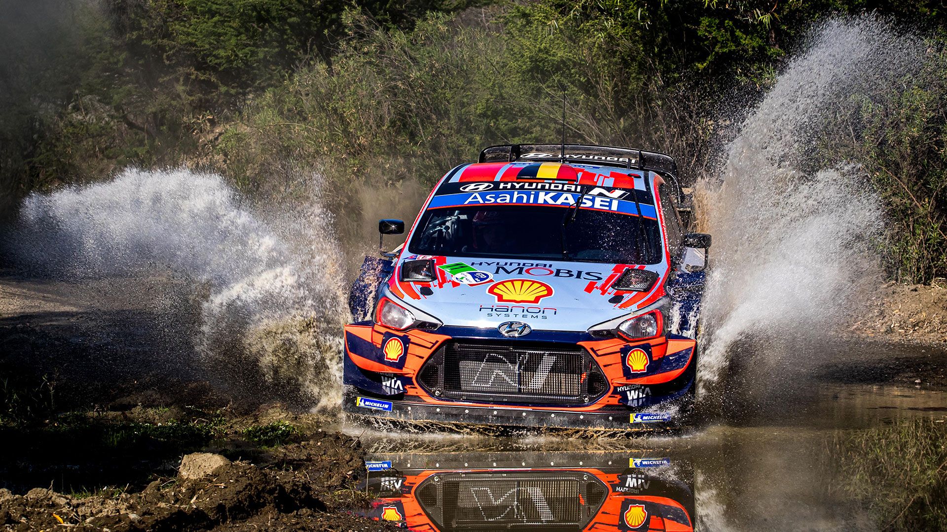 WRC Rally Mexico. Hyundai Nhyundai N.com