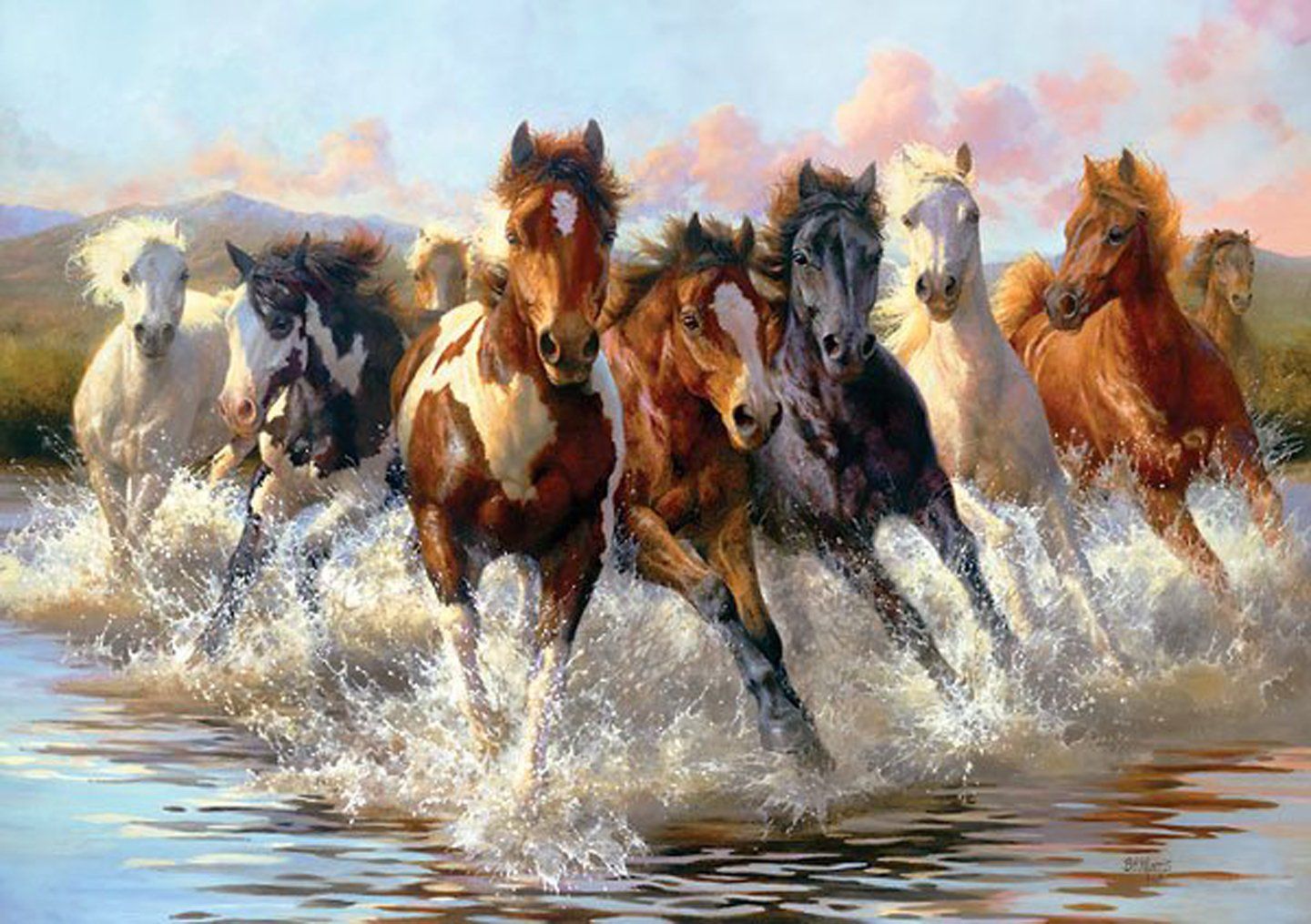 Horses Painting