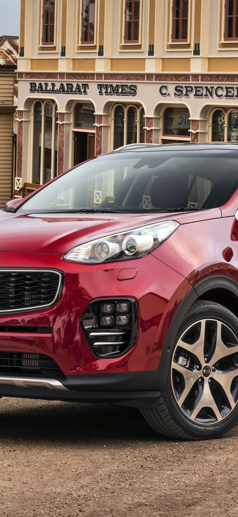 Kia Sportage Red Color Car 1080x1920 IPhone 8 7 6 6S Plus Wallpaper, Background, Picture, Image