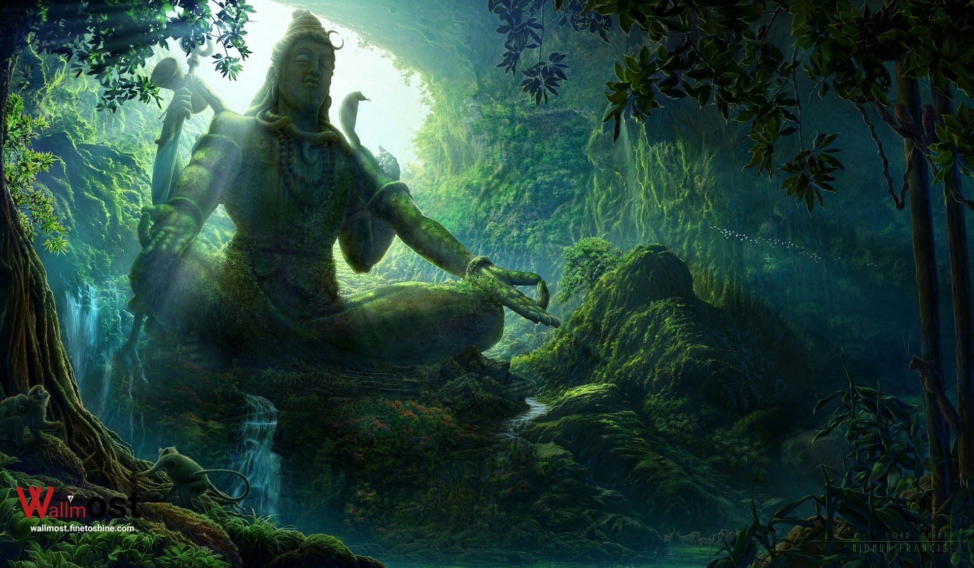 3D Mahadev Shiva Live Wallpaper मफत डउनलड  justharinaamshiv