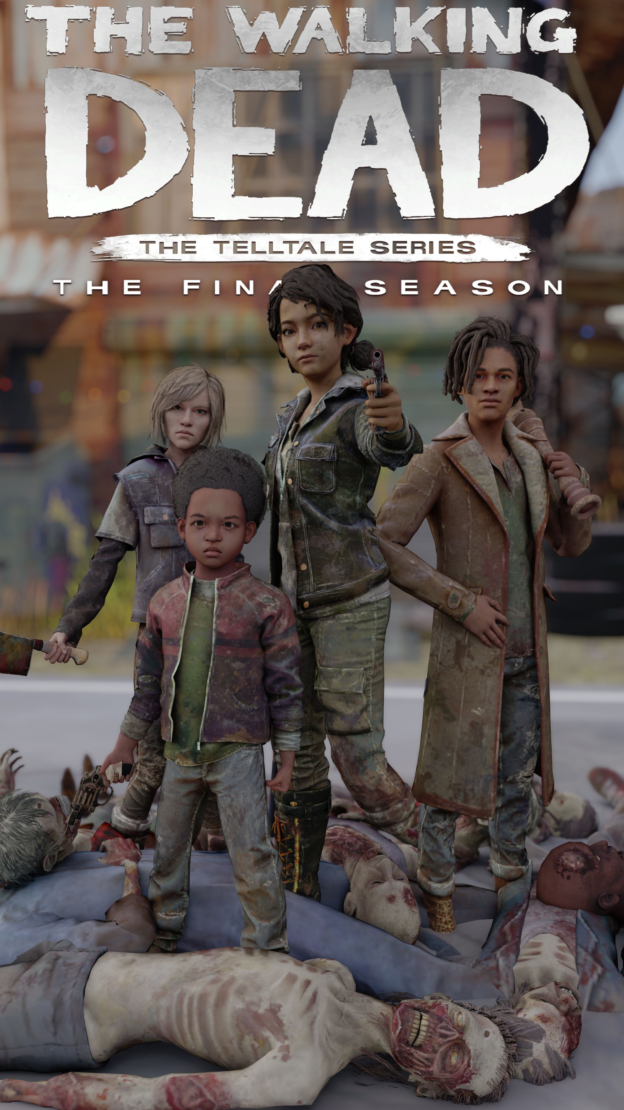 The Walking Dead The Final Season Wallpaper Phone. The walking dead telltale, Walking dead game, The walking dead