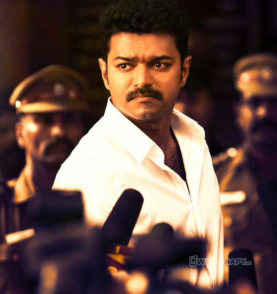 Mersal angry vijay stills HD