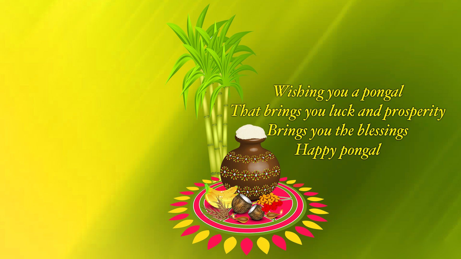Happy Pongal Wallpaper Picture Image