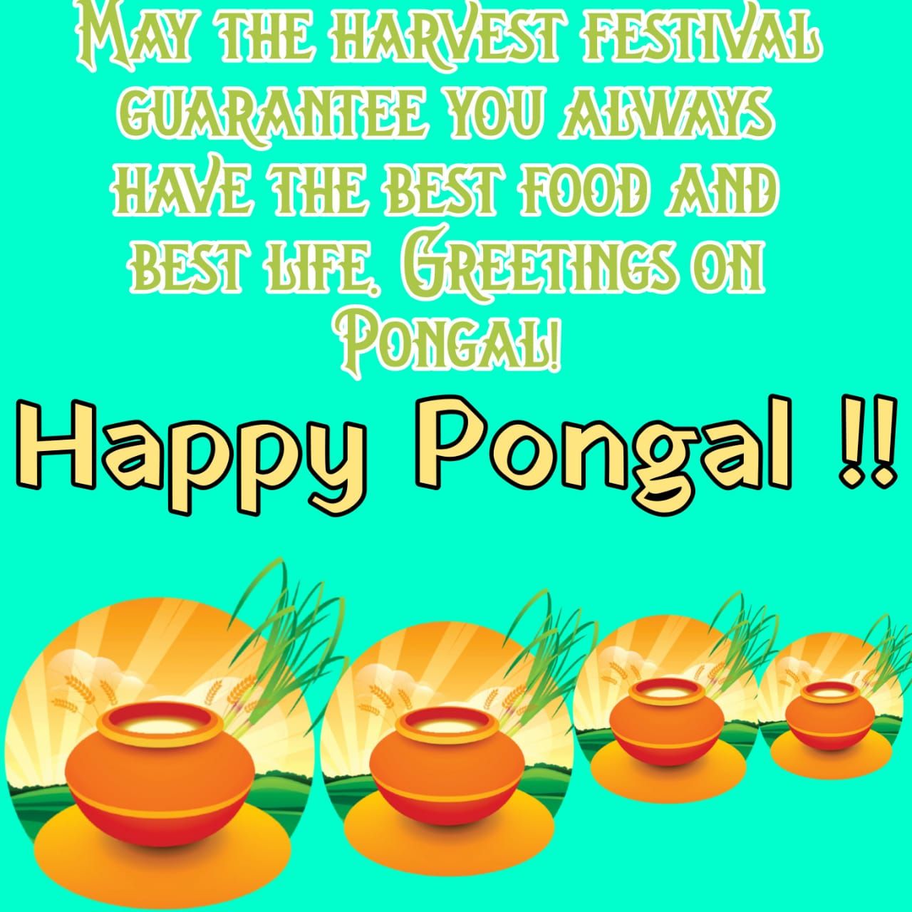 Happy Pongal image 2021, Image, Messages and quotes shared on your social media wishes image