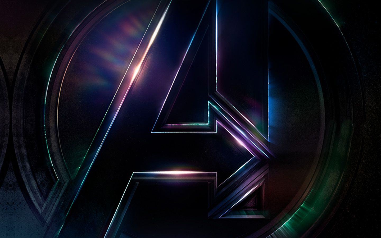 Avengers Logo Dark Film Art Illustration Marvel Wallpaper