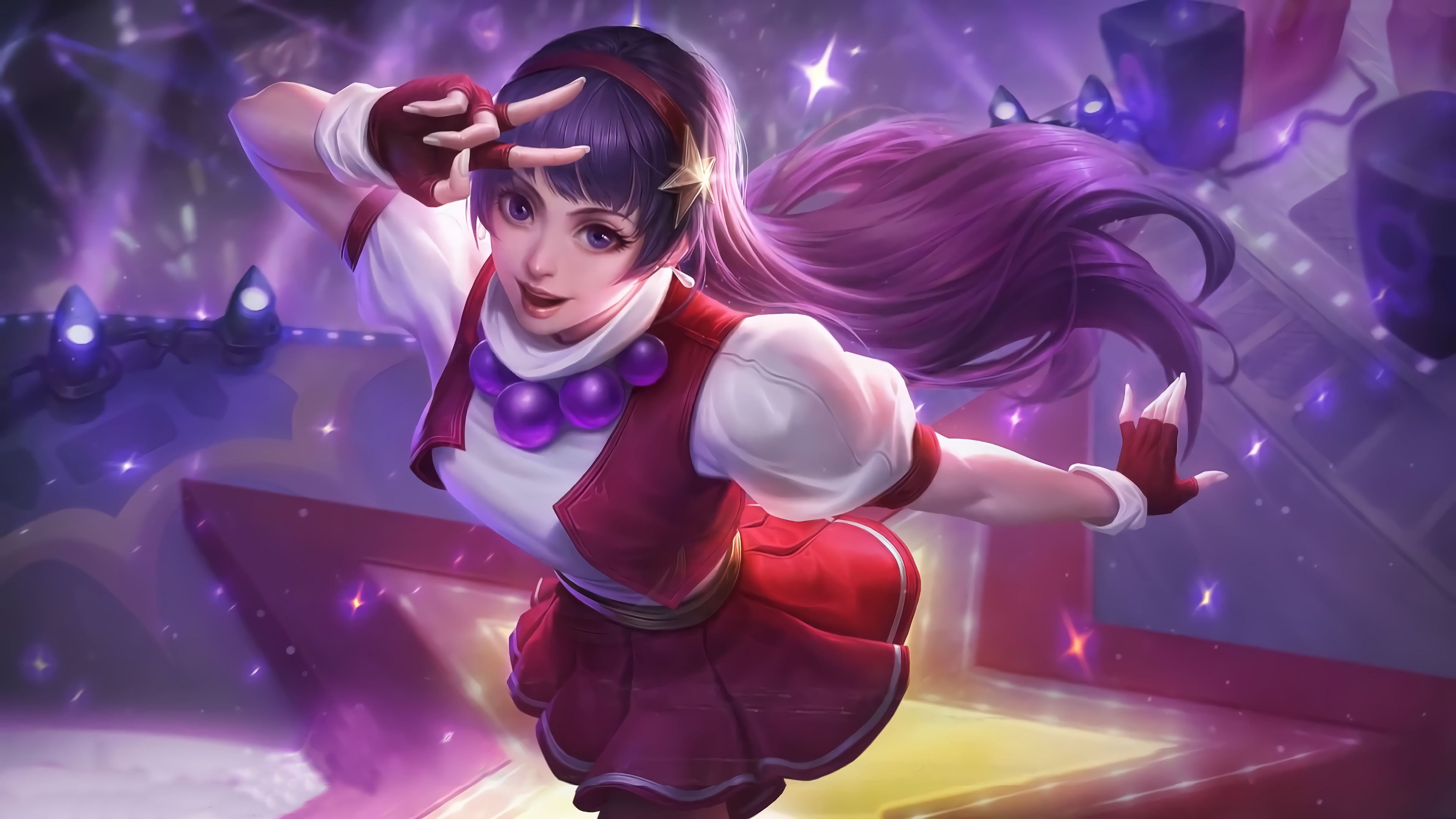 Mobile Legends Guinevere Athena Asamiya King Of Fighters Wallpaper:3840x2160