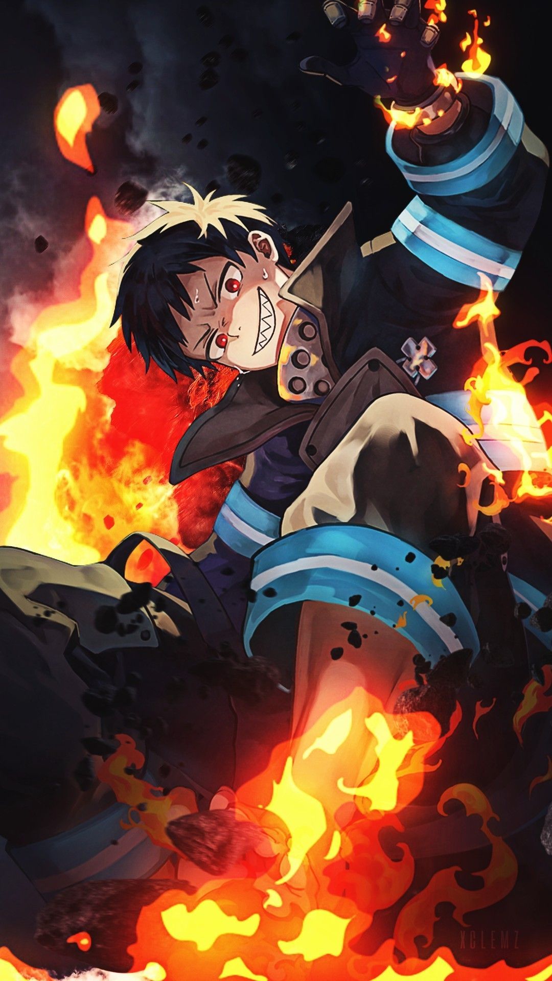 Fire Force Wallpaper. Anime Tapete, Anime Hintergrundbilder, Fantasie Charakter Design