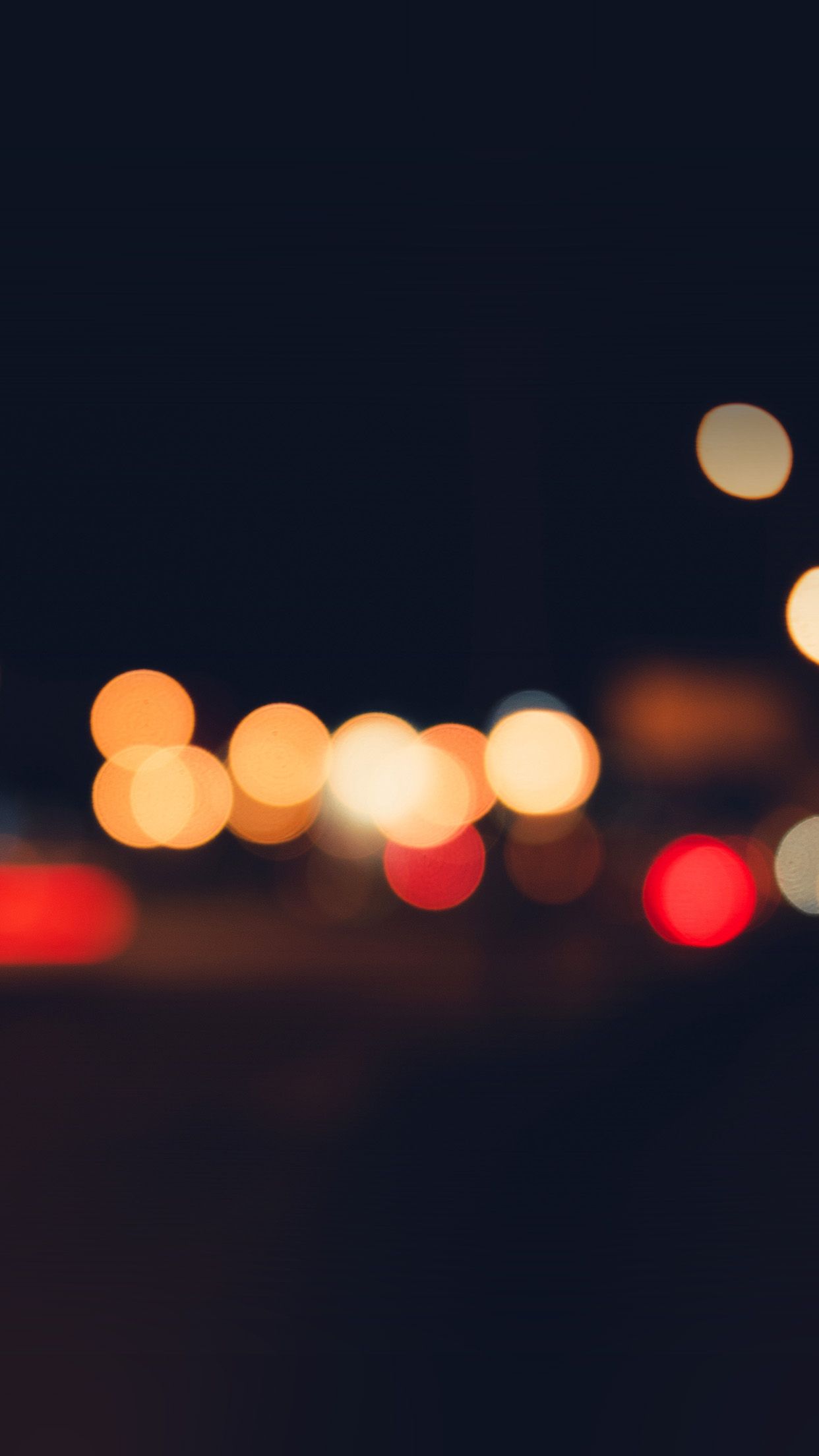 iPhone7 wallpaper. bokeh dark lights night art simple