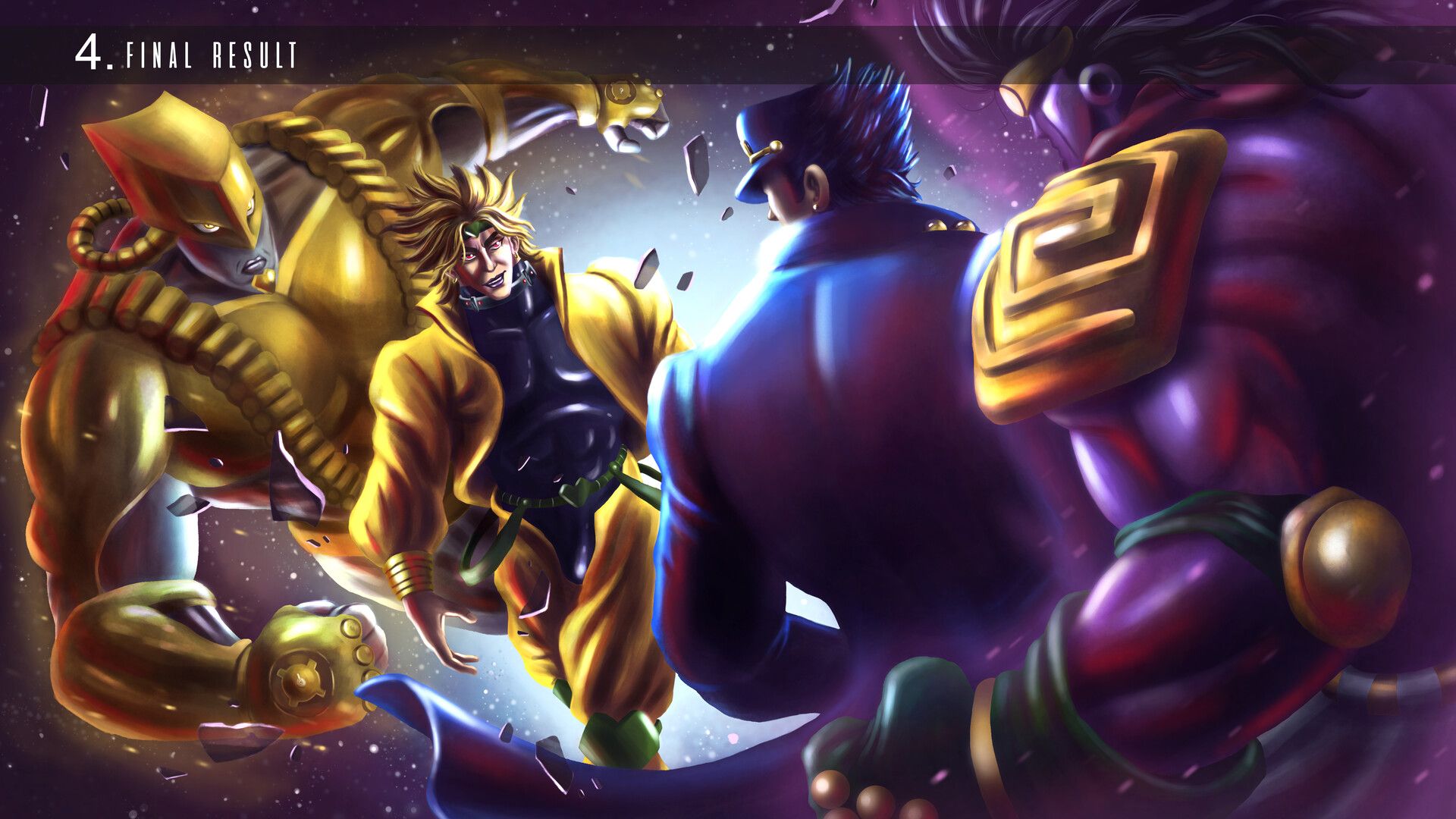 Steam Community :: :: Jotaro & Star Platinum Wallpaper