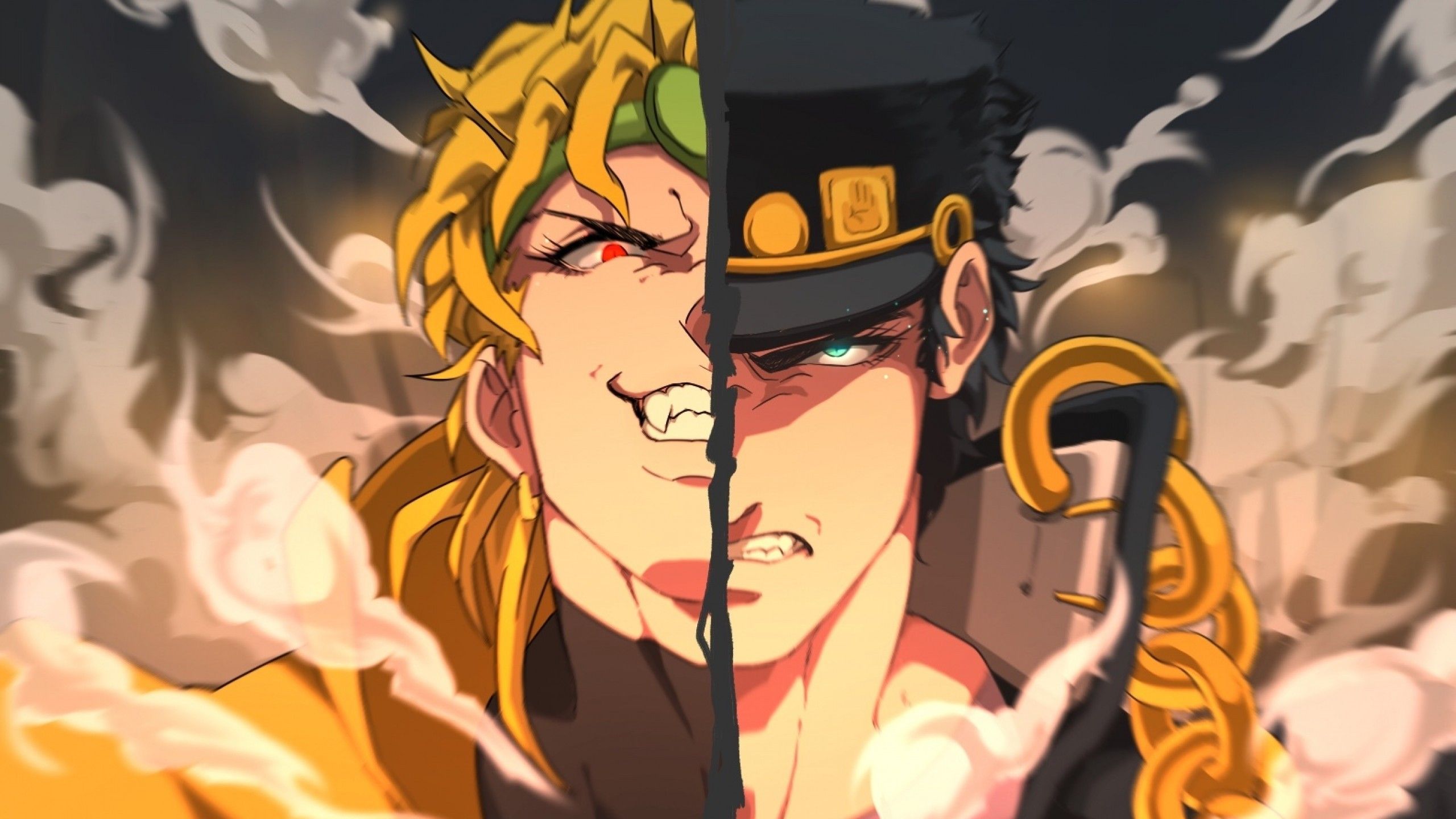 Jojo's Bizarre, Kuujou Joutarou, Dio Brando, Blonde Brando Wallpaper & Background Download