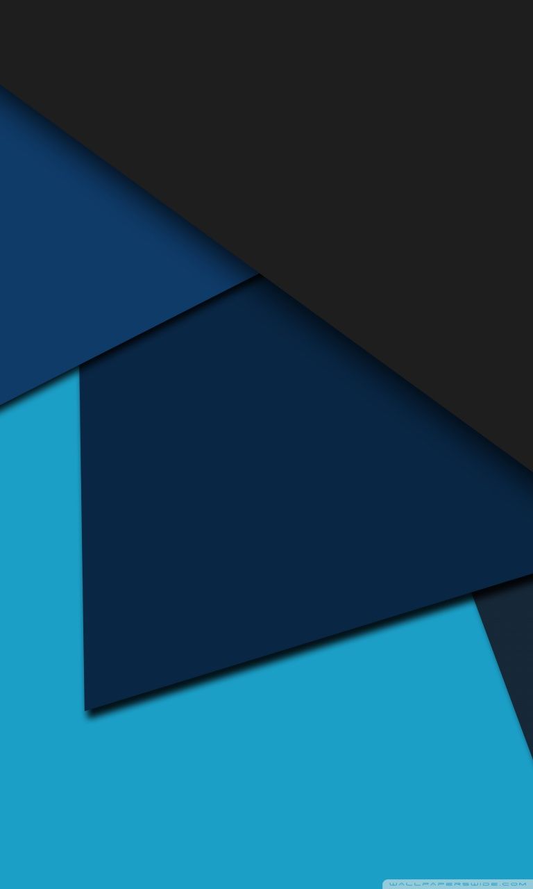 Zendha: Black And Blue Wallpaper For Android